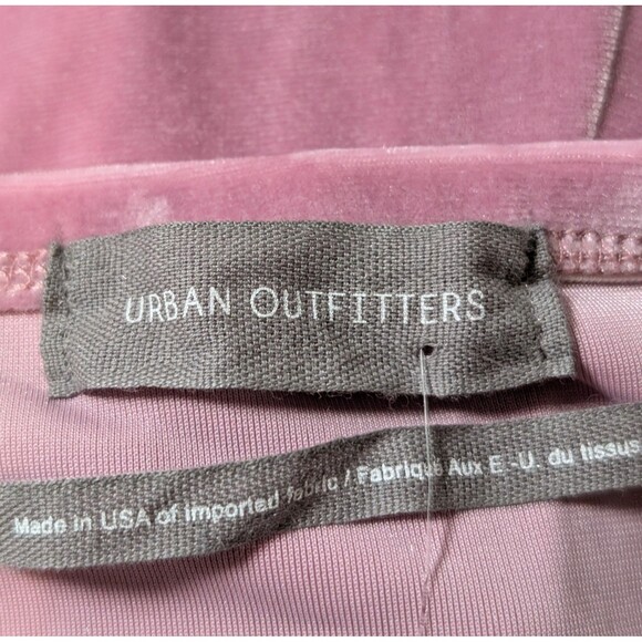 NWT Urban Outfitters Size S Velvet Romper Maddie Tie Front Lilac Glam Party $59 - Picture 6 of 12